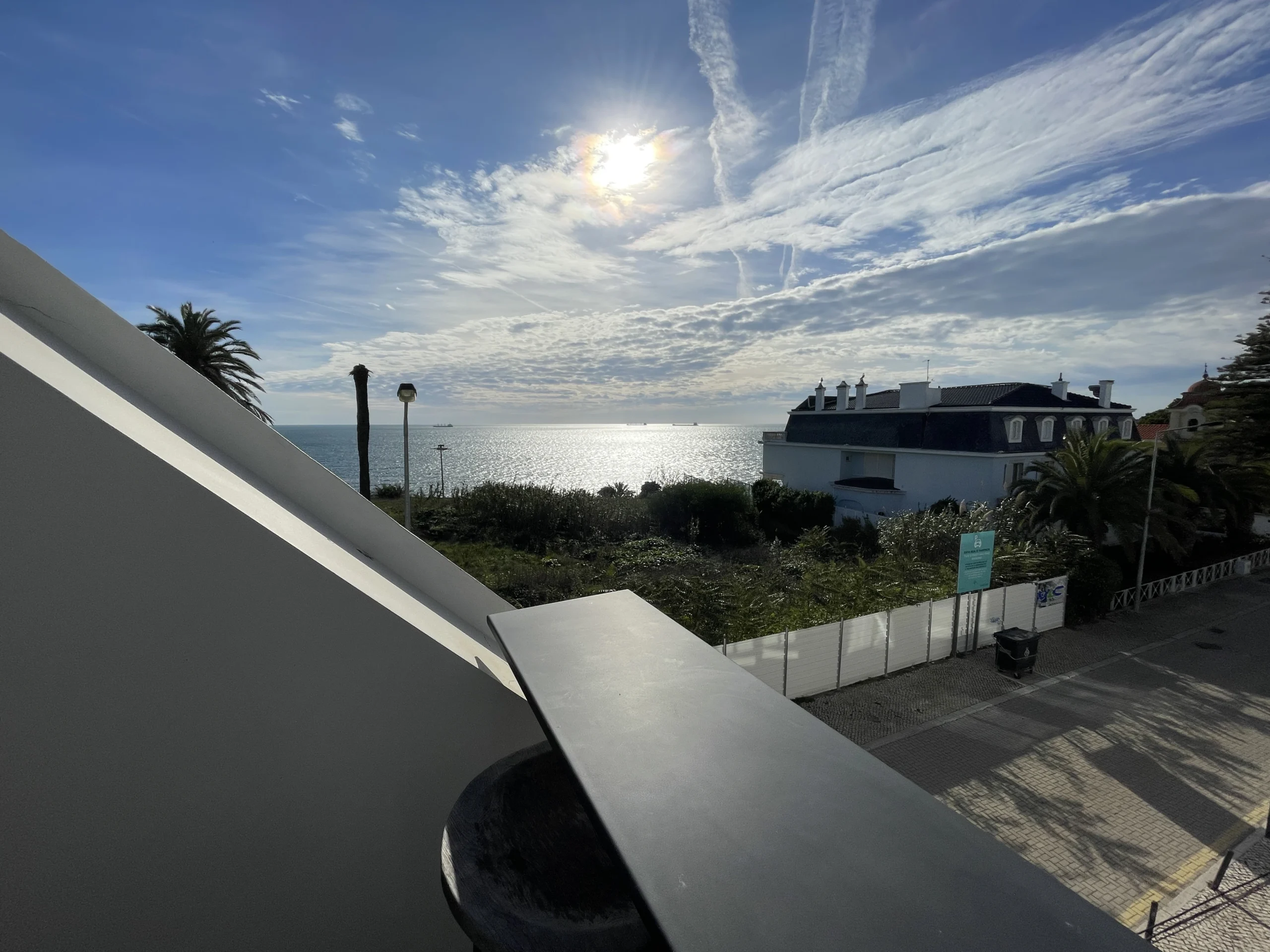 Vista sobre o Atlântico.